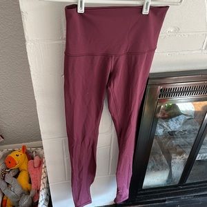 Blush lulu lemon size 6 leggings